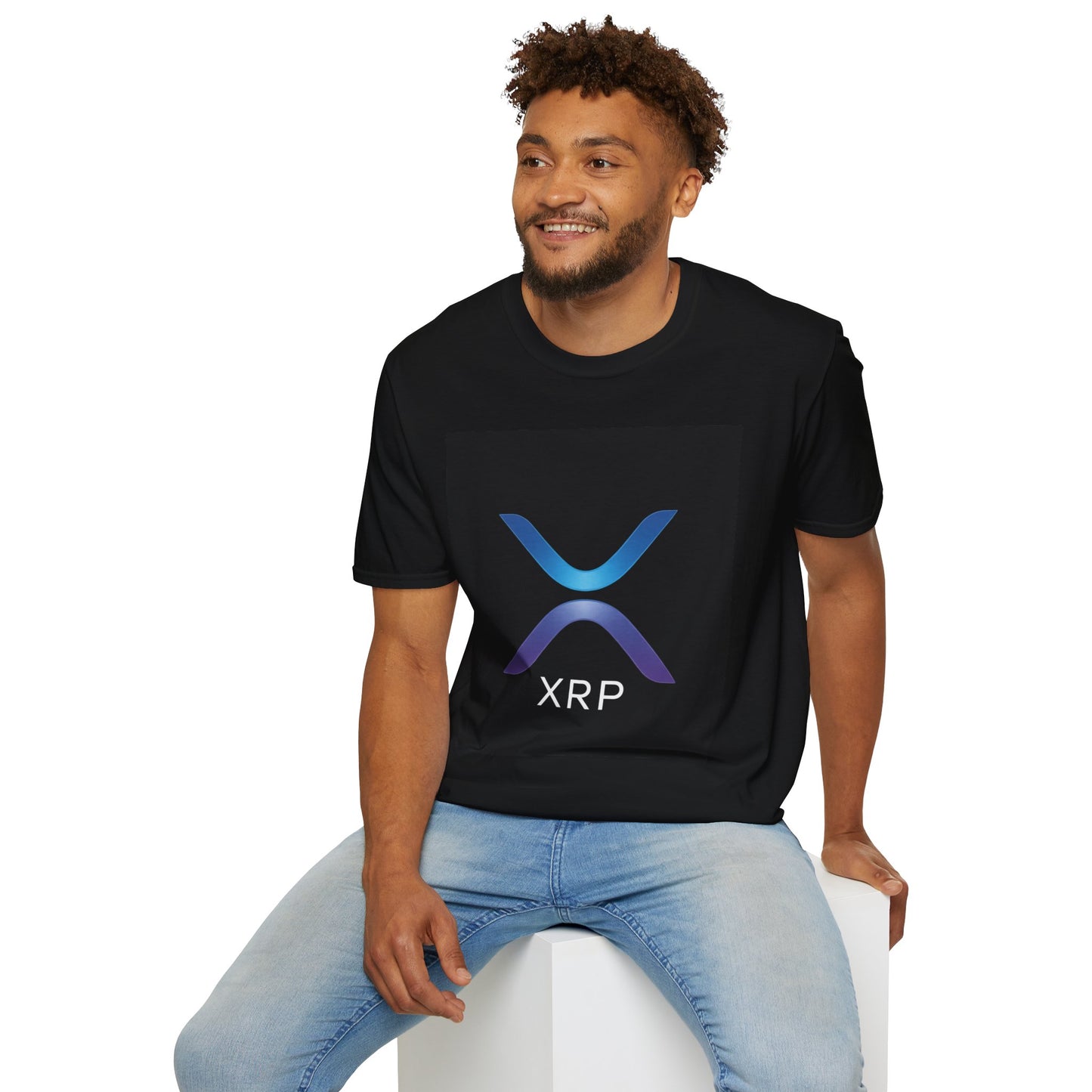 Ripple XRP Unisex Softstyle T-Shirt, Cryptocurrency Apparel, Tech Enthusiast Gift, Digital Currency Fashion, Blockchain T-Shirt