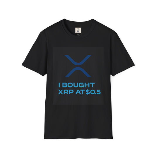 XRP Crypto Enthusiast T-Shirt, Unisex Cryptocurrency Tee, Funny Bitcoin Gift, Trendy Digital Currency Shirt, XRP Holders Apparel