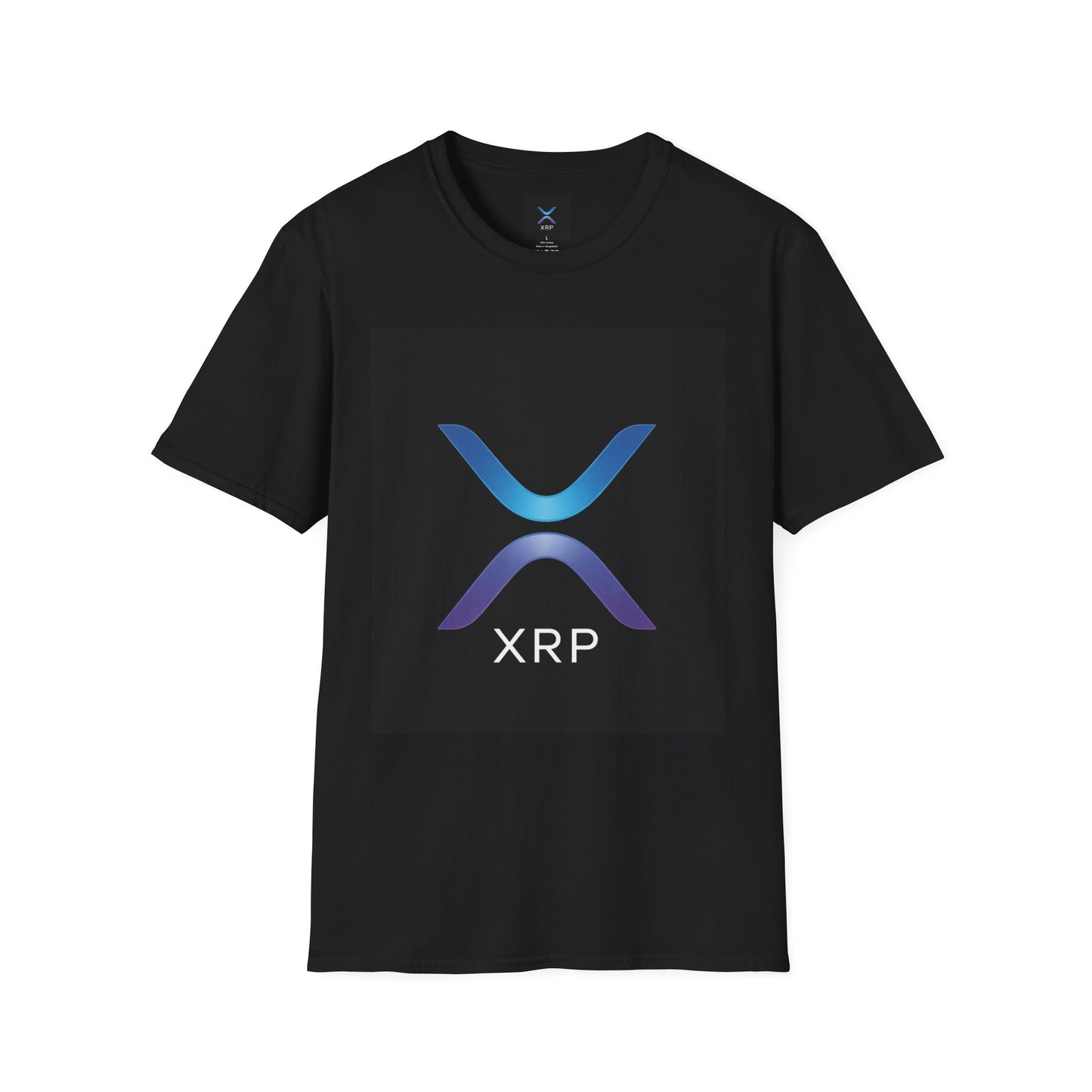 Ripple XRP Unisex Softstyle T-Shirt, Cryptocurrency Apparel, Tech Enthusiast Gift, Digital Currency Fashion, Blockchain T-Shirt