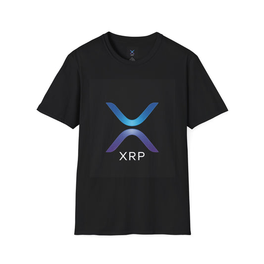 Ripple XRP Unisex Softstyle T-Shirt, Cryptocurrency Apparel, Tech Enthusiast Gift, Digital Currency Fashion, Blockchain T-Shirt